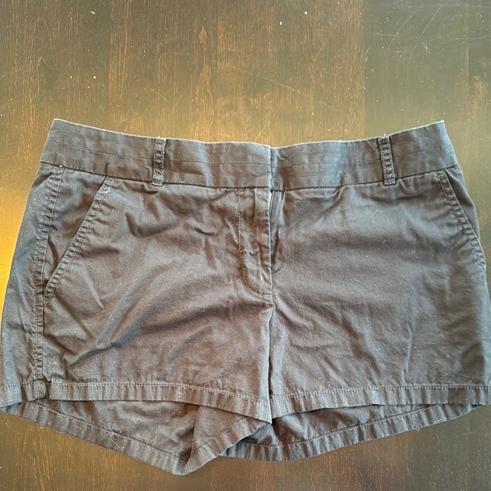J. Crew Black High Waist Shorts